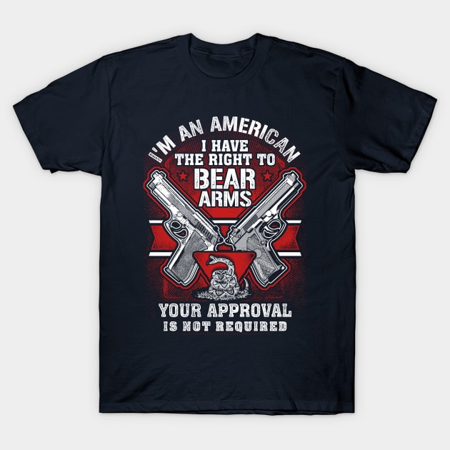 Gun Rights Shirt | Right To Bear Arms Tee T-Shirt by Kibria1991